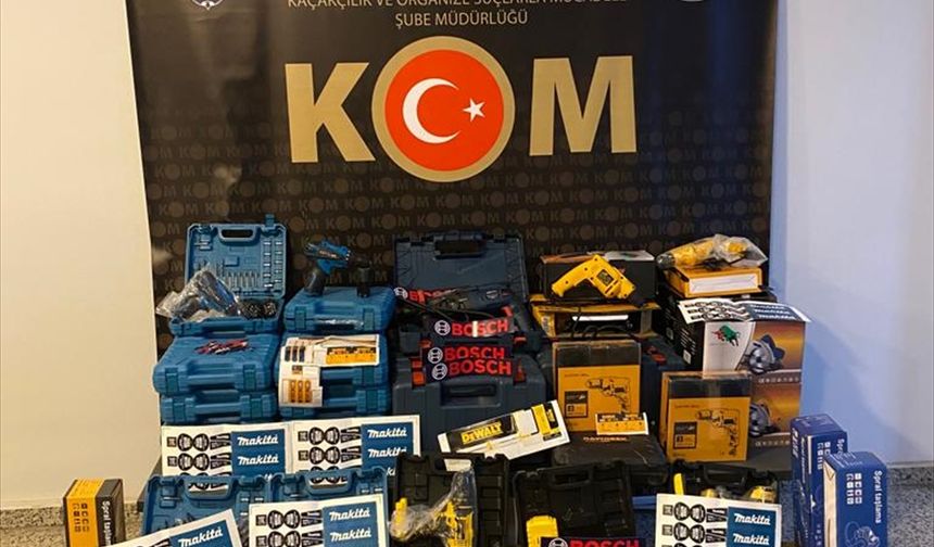 Sivas'ta gümrük kaçağı elektronik eşyalar ele geçirildi